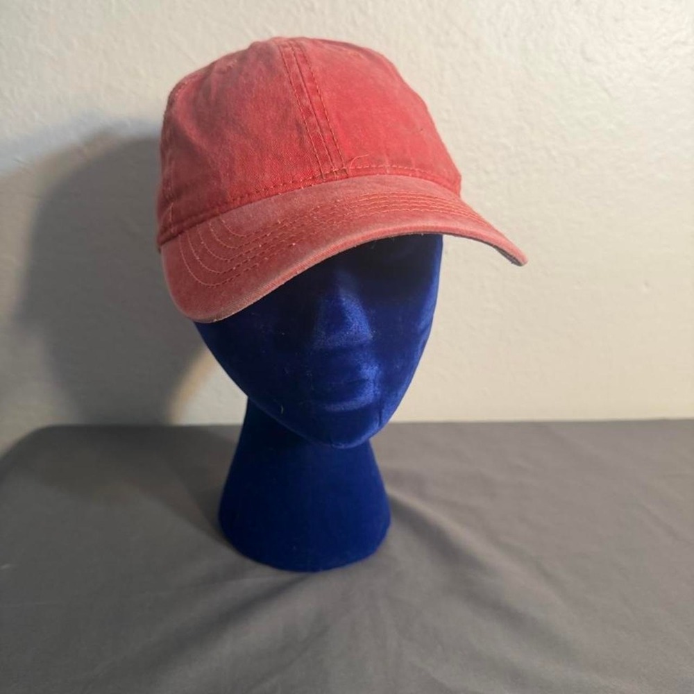 Red/Pink baseball cap with adjustable strap